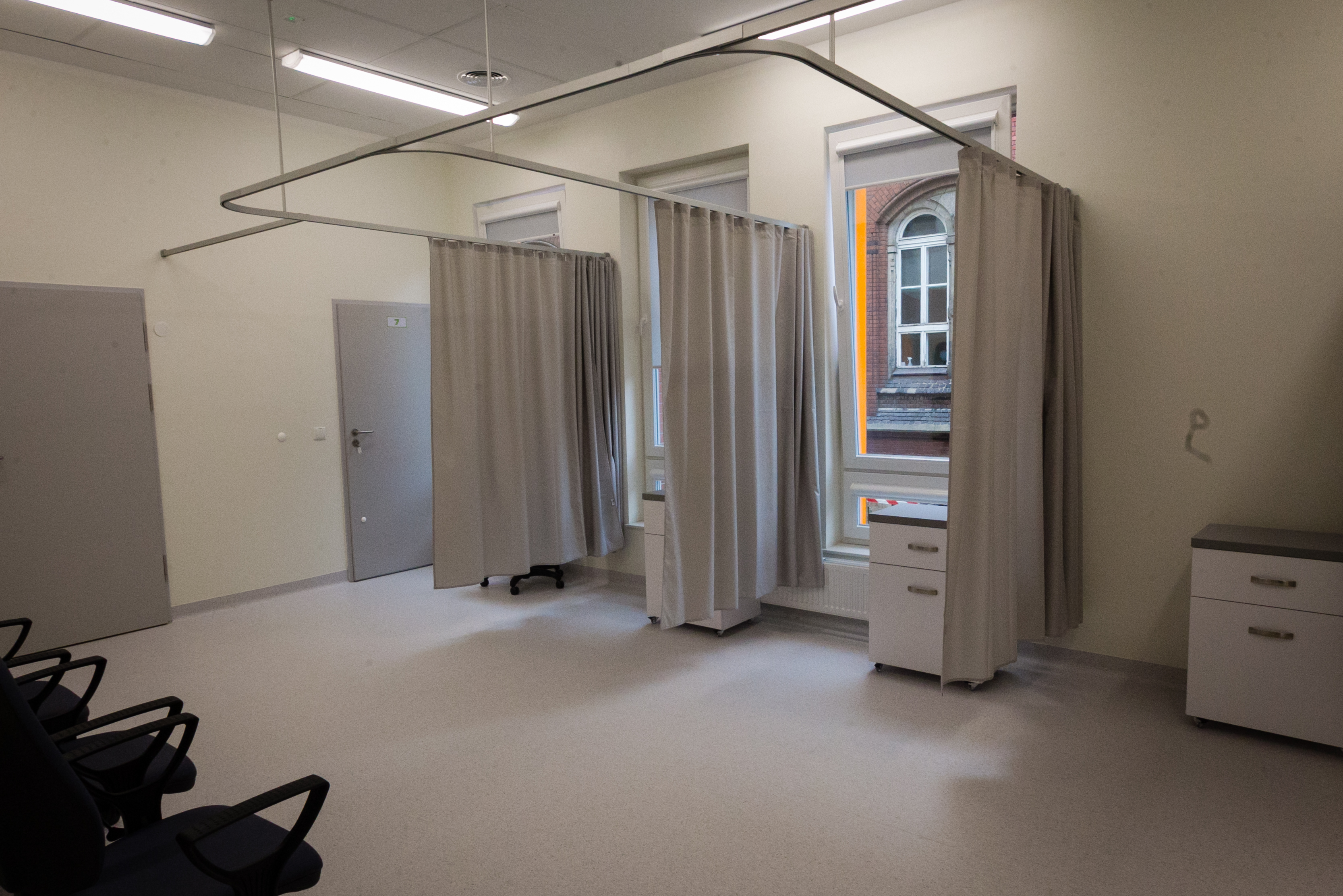 Komfortowe warunki panują w salach zabiegowych.