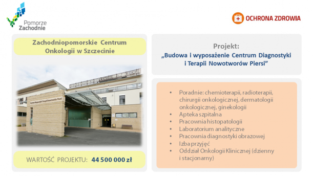 Zachodniopomorskie Centrum Onkologii RPO WZ 2007-2013