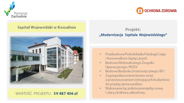 Szpital Wojewódzki w Koszalinie RPO WZ 2007-2013
