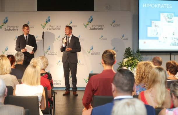 Gala finałowa plebiscytu „Hipokrates Roku”. Gala finałowa plebiscytu „Hipokrates Roku” z udziałem marszałka województwa Olgierda Geblewicza.