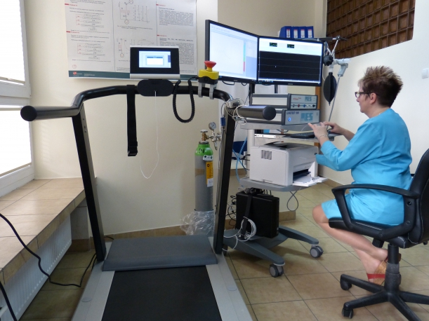 ergospirometr - sperzęt do badań wysiłku układu oddychania i krążenia