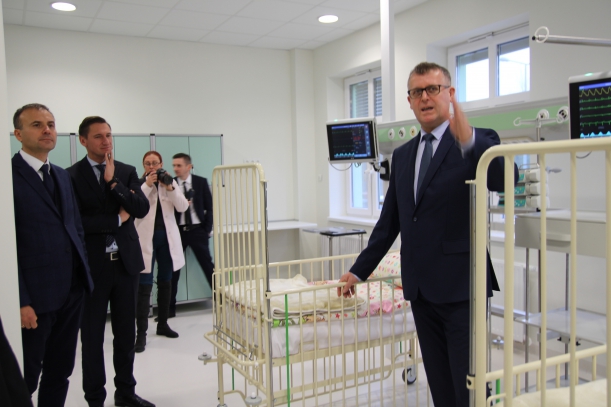 Podczas otwarcia zaprezentowano możłiwości nowej aparatury medycznej. 