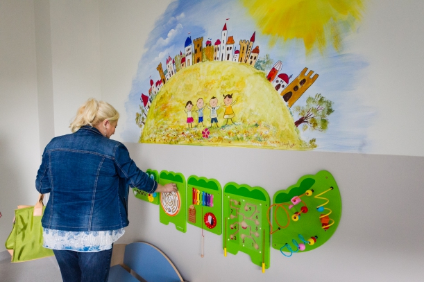 Dla najmłodszych przygotowanio specjalny pokój z atrakcjami.