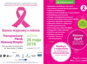 Plakat różowa wstążka